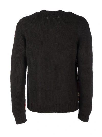 Shop Prada Wool Sweater In Black