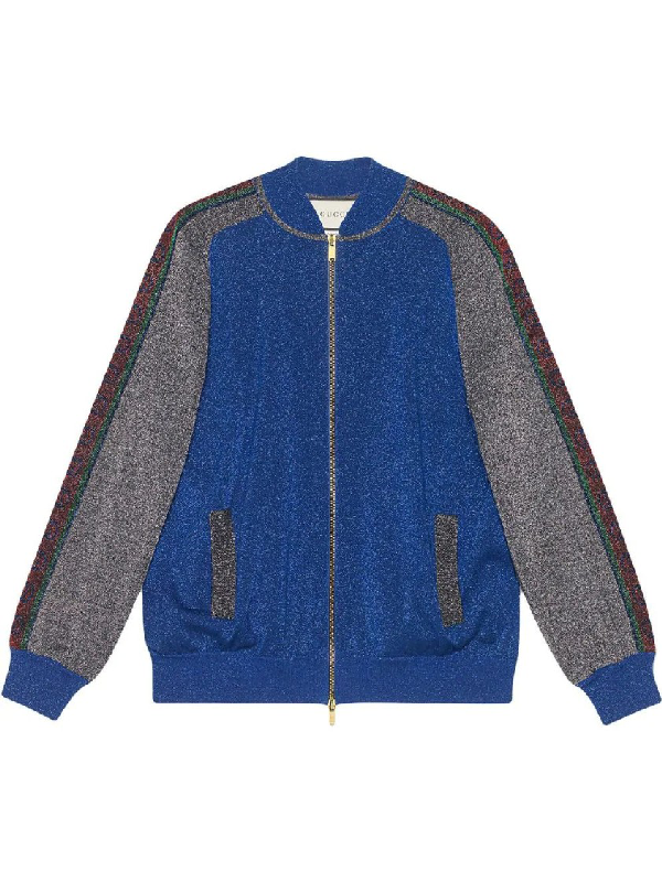 gucci glitter bomber jacket