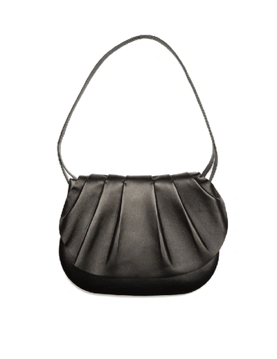 Shop The Row Fan 12 Leather Bag In Grey