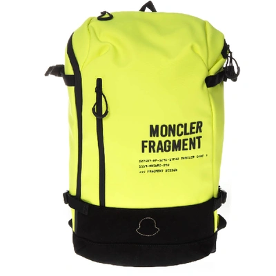 Shop Moncler Genius Moncler Fragment Fluo Backpack In Fabric In Black