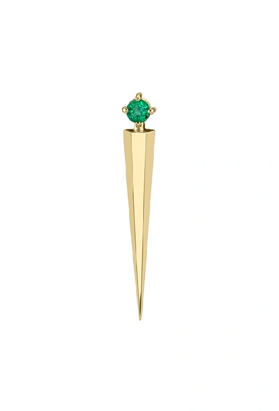 Shop Ark Emerald Single Dagger Earring