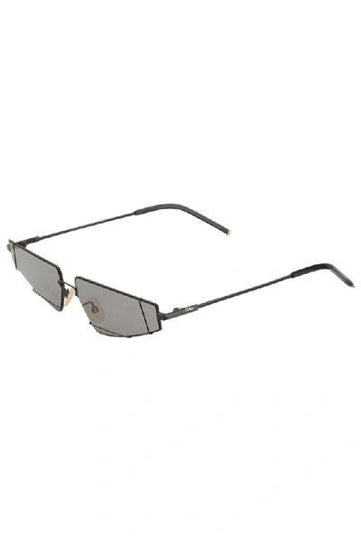 Shop Fendi Fiend Ufo Sunglasses In Grey