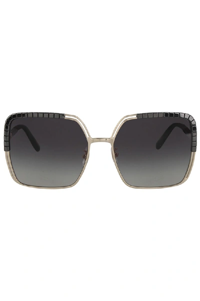 Shop Chopard Schc78 Sunglasses In Grey