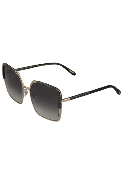 Shop Chopard Schc78 Sunglasses In Grey
