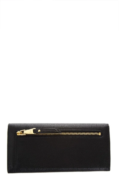 Shop Miu Miu Black Madras Leather Wallet