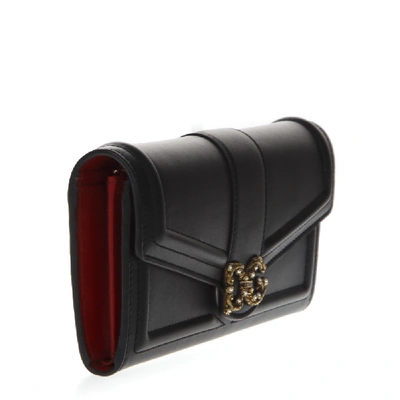 Shop Dolce & Gabbana Continental Wallet Dg Love In Black Calf Leather