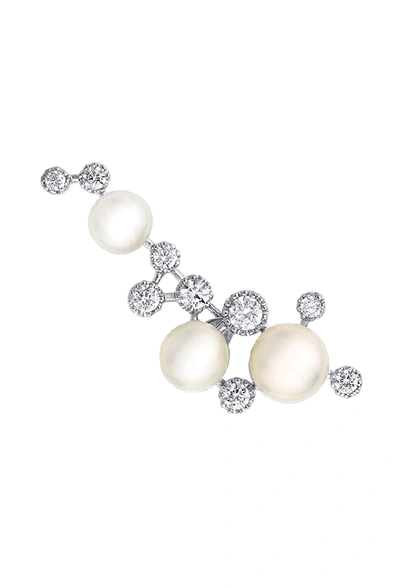 Shop Anabela Chan Constellation Pearl Earring In Not Applicable