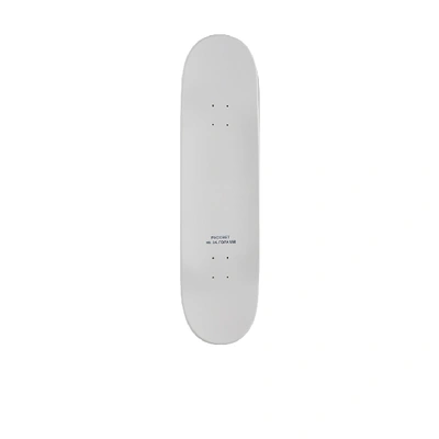 Shop Rassvet Logo Skateboard In White