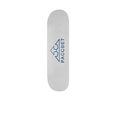 Shop Rassvet Logo Skateboard In White