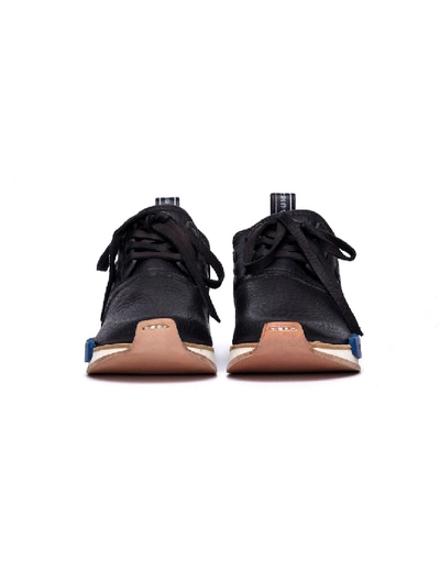 Shop Hender Scheme Adidas Nmd R1 Black Leather Sneakers