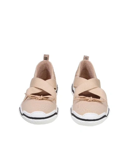 Shop Red Valentino Sneakers In Neoprene Nude Color In Neutrals