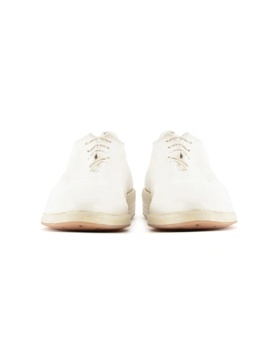 Shop Guidi White Leather Boots In Neutrals