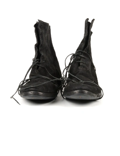 Shop Guidi Black Suede Boots