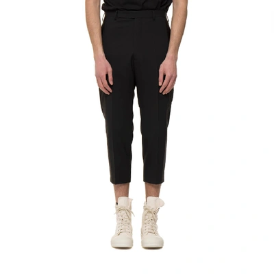 Shop Rick Owens Tux Cropped Astaires Pants In Black