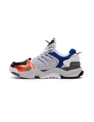 Shop Vetements Grey & Orange Spike Runner 400 Trainers