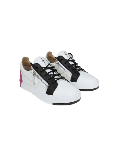 Shop Giuseppe Zanotti Birel Sneakers In White Leather