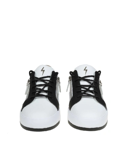 Shop Giuseppe Zanotti Birel Sneakers In White Leather