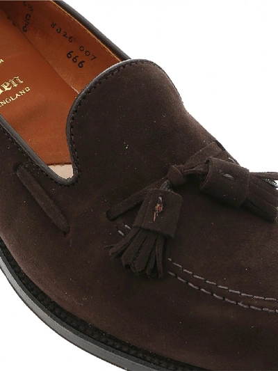 Shop Alden Shoe Company Loafer Leather Cordovan 666 In Black