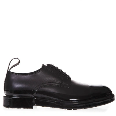 Shop Dolce & Gabbana Derby In Summer Calfskin With Immersion Finish In Black