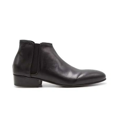 Shop Leqarant Leather Ankle Boot In Black