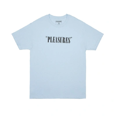 Shop Pleasures Balance T-shirt In Blue
