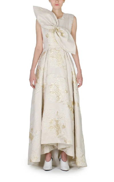 Shop Anatomi Champagne Gold Gown In White