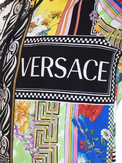 Shop Versace Hoodie In Black