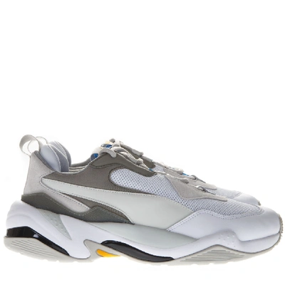 Shop Puma Leather Thunder Spectra Sneakers In White
