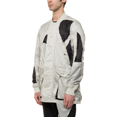 Shop Rick Owens Cut-out Rod Jacket In White