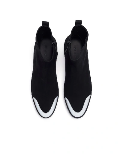 Shop Fear Of God Black Nubuck Chelsea Boots