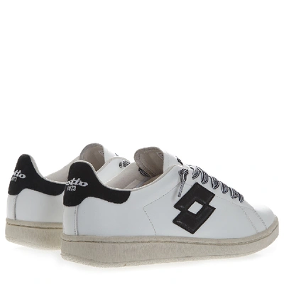 Shop Lotto Leggenda Autograph W White Leather & Suede Sneakers