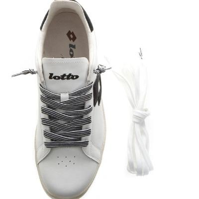 Shop Lotto Leggenda Autograph W White Leather & Suede Sneakers
