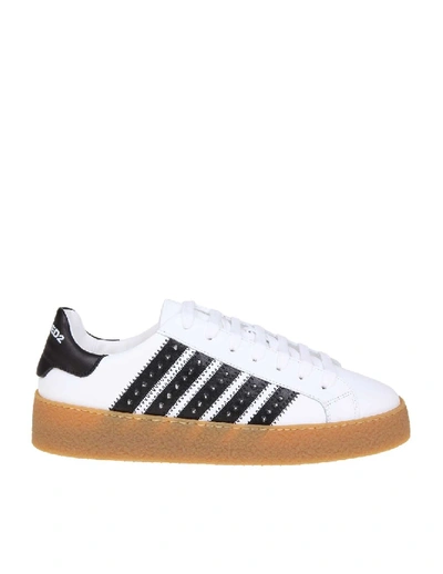 Shop Dsquared2 Sneakers Rapper's Delight Color White / Black