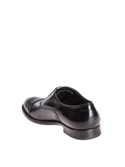 Shop Doucal's Oxford Leather 1000uf7e In Black