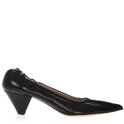 Shop Aldo Castagna Pointed Toe Black Leather Pumps