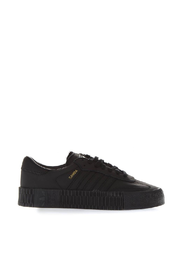 adidas samba black leather