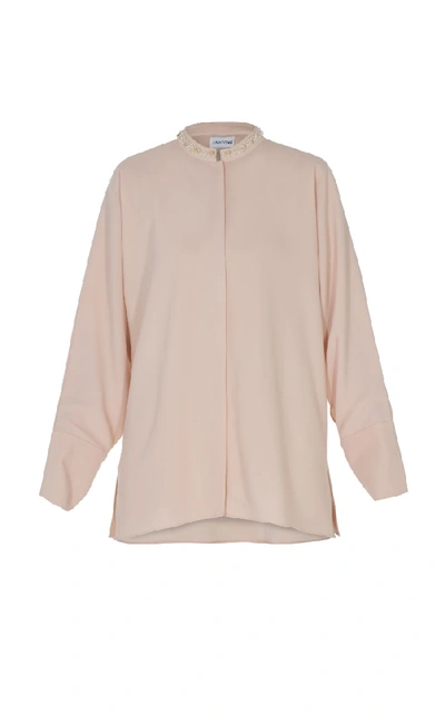 Shop Anatomi Embellished Collar Shirt In Neutrals