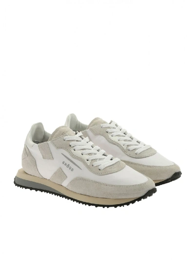Shop Ghoud Sneakers Leather Rush Low Rslm Nl26 In White
