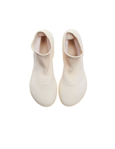 Shop Guidi White Leather Boots In Neutrals