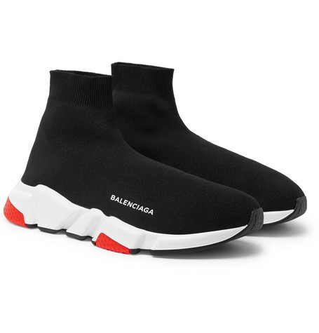 balenciaga knit sock sneakers