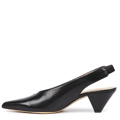 Shop Aldo Castagna Elise Black Leather Slingback