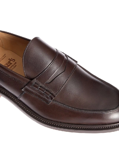 Shop Tricker's Loafers James  In Grey
