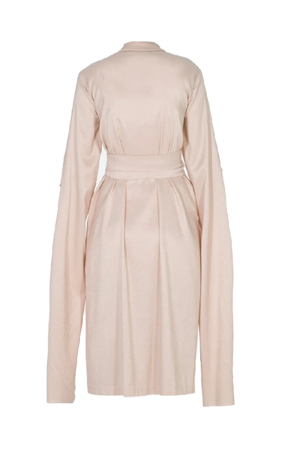 Shop Anatomi Cross Body Belt Blazer Dress In Neutrals