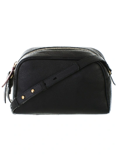 Shop Bally Leather Shoulder Bag In Black