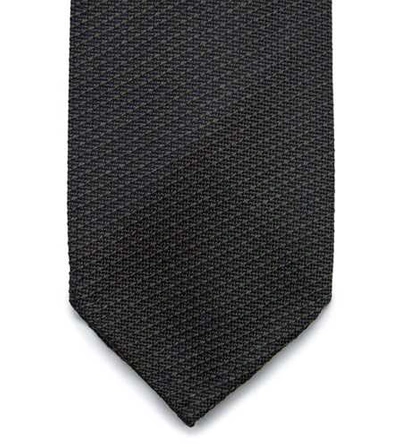 Shop Salvatore Piccolo Silk Tie In Black