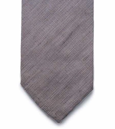 Shop Salvatore Piccolo Silk Tie In Grey