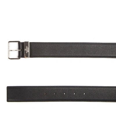 Shop Valentino Black Leather  Belt