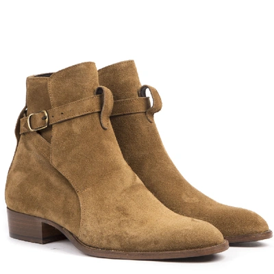 Shop Giuliano Galiano Flash High Top Suede Ankle Boots In Brown