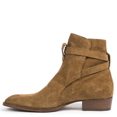 Shop Giuliano Galiano Flash High Top Suede Ankle Boots In Brown