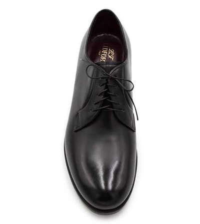Shop Lidfort Leather Derby Shoes In Black